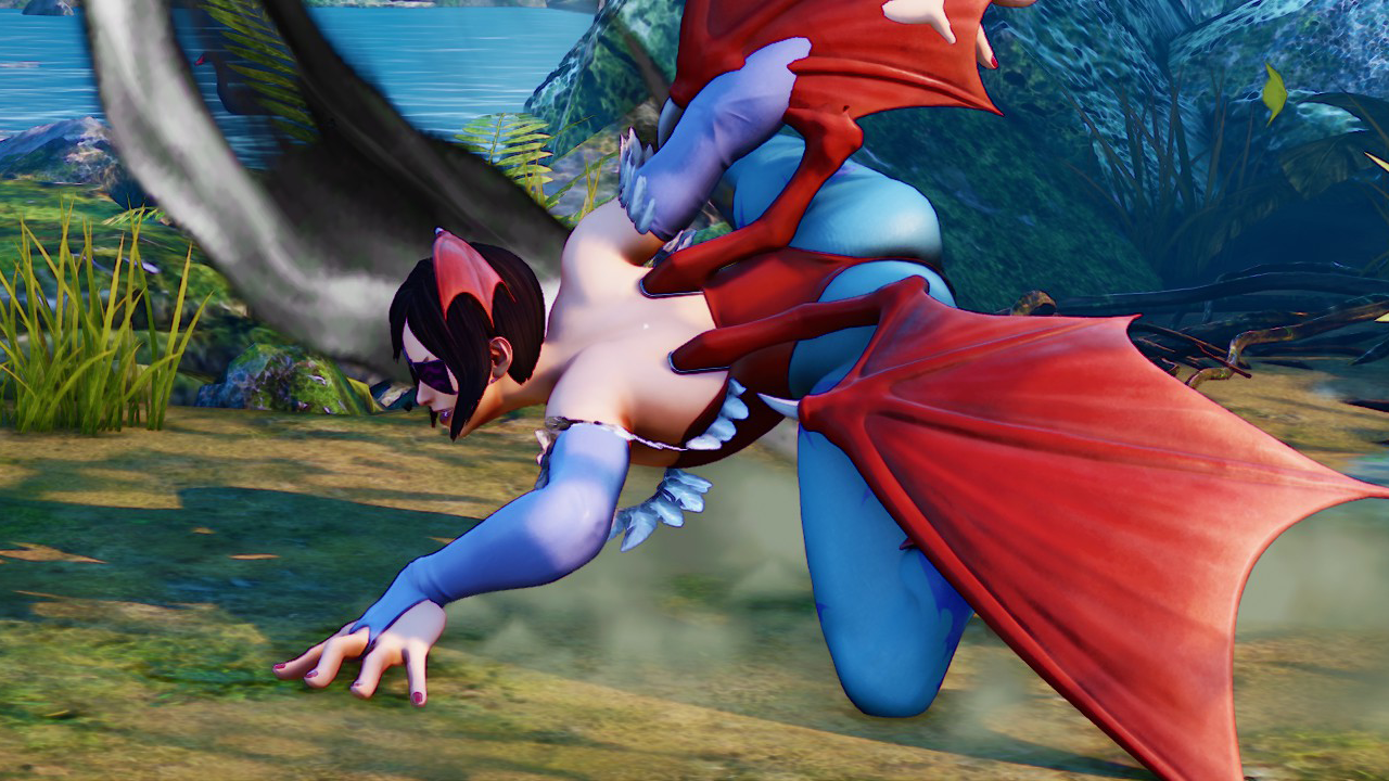 grimphantom2: gameswithgreatbutts:  Character: Juri Han (Lilith) Game: Street Fighter