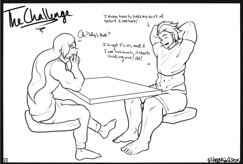 heavilyweighted: Adrian x Gray OC couple enjoying a night of indulgence~ EDIT: more tumblr layout fr