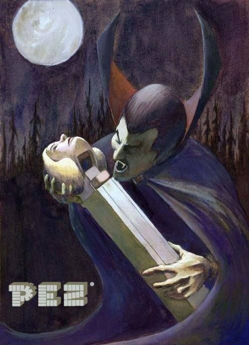 kitschgirl65:  Vampire PEZ Dispenser Halloween  Gothic 