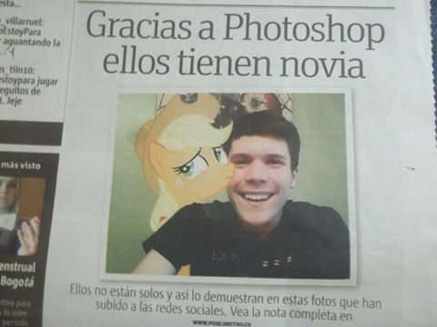 cringepics:  &ldquo;Thanks to Photoshop, they now have a girlfriend.&rdquo;
