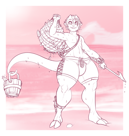 mr-pink-palooka: It started out as a generic pose as a warm up and WHOOPS I ADDED HIPS