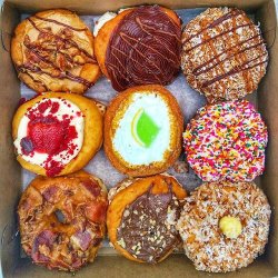 ctrestaurantweek:  “A box full of ridiculous” from @donutcrazyct with locations in Shelton &amp; Stratford. Regram from @ijaffery #yesplease #CTRW