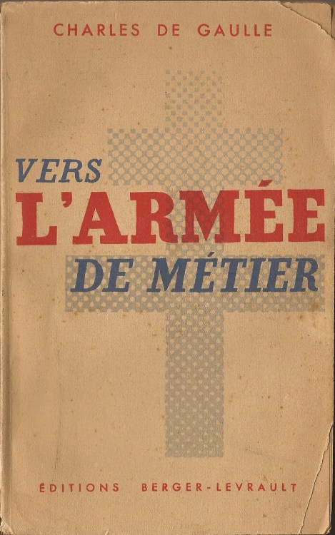 Vers l’armée de métier&ndash;&gt; “Towards an army career” (suggestions for translation are welcomed