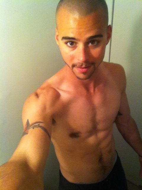dumbcollegejocks3:  dumbcollegejocks:  Will is a mostly straight guy I went to college with who was actually married at one point. Not opposed to fooling around with a guy, and that piercing sure is an eye-catcher.   http://dumbcollegejocks3.tumblr.com