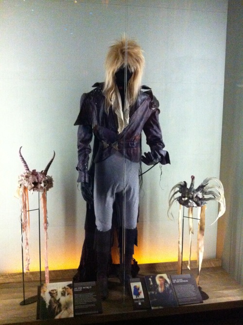 David Bowie&rsquo;s Goblin King costume from Labyrinth, on display at the EMP Museum&rsquo;s Fantasy