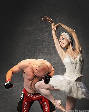 mma-gifs:  When Ballerinas Meet UFC Fighters (x)  Classic