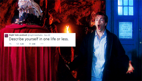snartdonyx-deactivated20160709: doctor who + text posts night vale tweets | part