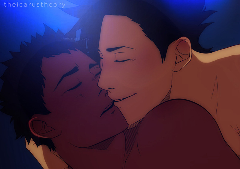 thcrsthry:   Kiss me and take off your clothesImagine a world like thatWe go like
