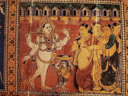 Bhikshatana Murti story, Chidambaram temple ceiling, Tamil Nadu