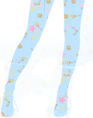 budgetlolita:  Sailor Moon tights $25 at Etsy