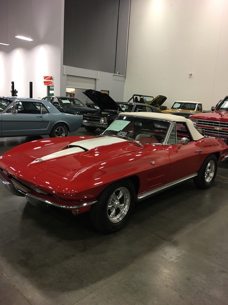 1963to1974:  1964 ragtop C2 Corvette with a 327 / 320 hp under the hood. I’m sure