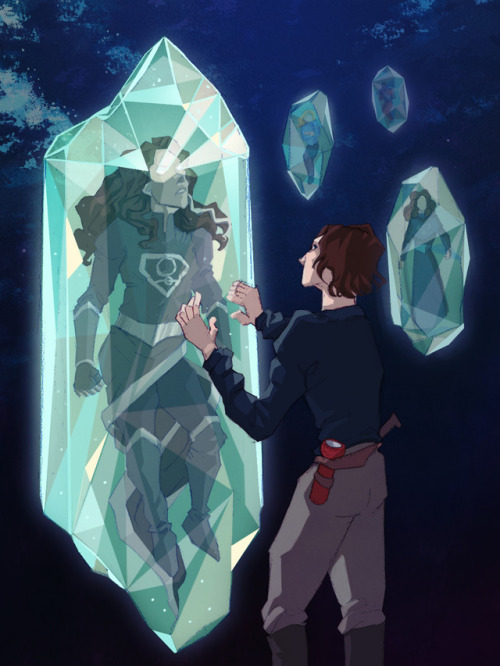 For General Danvers Week - Day 7: Mythology. In Alex’s world, the four mysterious crystals that floa