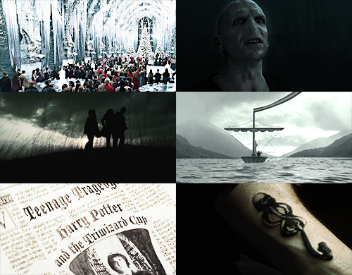 hermxone:  harry potter movies | |  six screencaps each   “It is a curious thing,