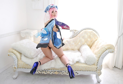 Touhou Project - Yuyuko Saigyouji (Race Queen) [Higurashi Rin] 1-1