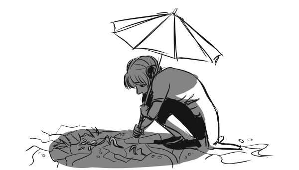 perplexingly:  Words meme keltastalunta asked for Kagura with Petrichor  Petrichor -