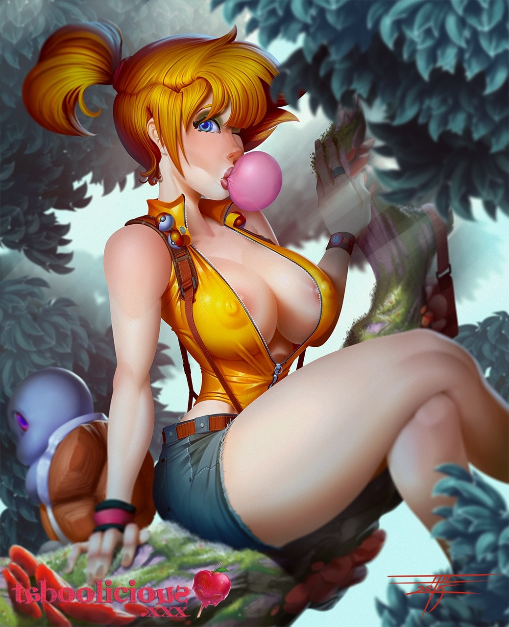bout2ninjayomom:  Misty from Pokemon requested anonymous.