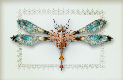 steampunktendencies:  Victorian Mechanical Bugs - Whale Man (Twitter) 