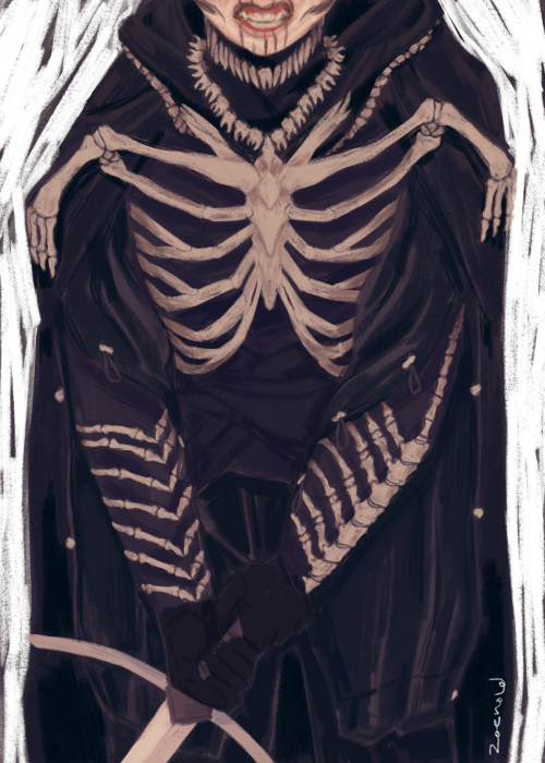 here’s harrow in better detail from my last piece bone girl ilu