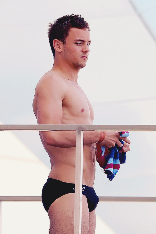 tomdaleysource:  Tom Daley during the Semi Finals of the 10m diving event at the Oriental Sports Center, Shanghai (20/7/2014) 