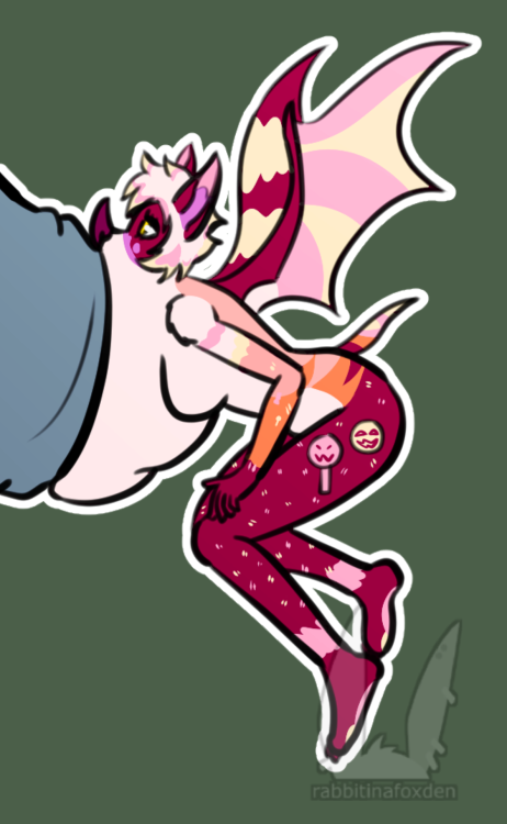 A commission for Lewdvee! Beware of tiny bats – they may not be as harmless as you think.Ask m