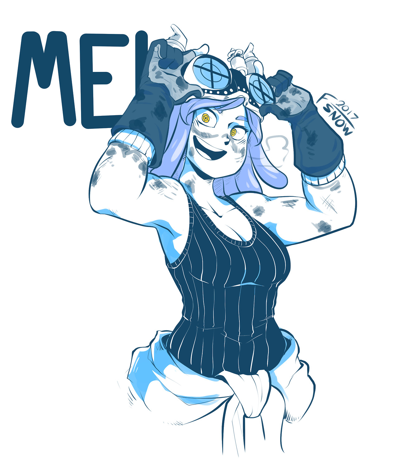 fsnowzombie:  Mei Hatsune from My Hero Academia! SHE MY FAVE  FAM  YOU HAVE NO