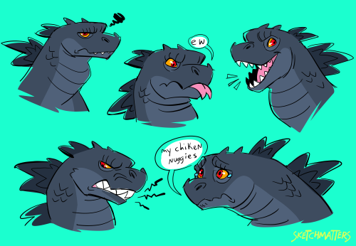 Godzilla! Practice for something in the works.