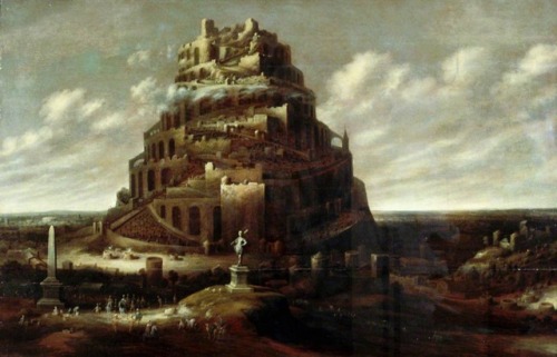 Jan Christiaensz. Micker, The Tower of Babel, 1630-1664, oil on panel, 83 x 128 cm., Government Art 