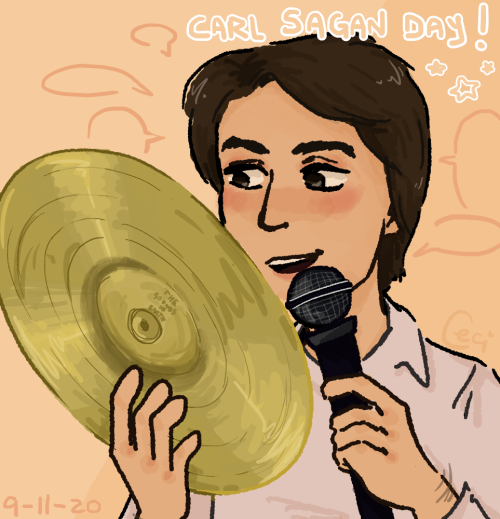 dci-softy-edgelord: doodlc: So it was Carl Sagan Day yesterday  happy bday king we miss u ✨ Omg