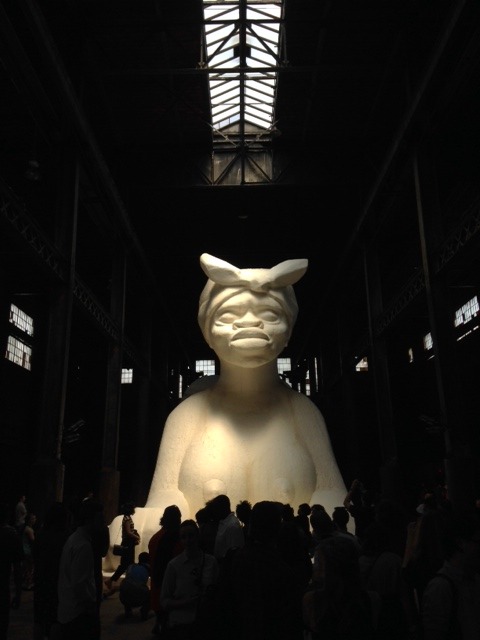 hunter-ny:  artist, kara walker’s sweet + powerful installation, a subtlety, opened