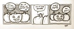 extrafabulouscomics:  scary halloween comic 