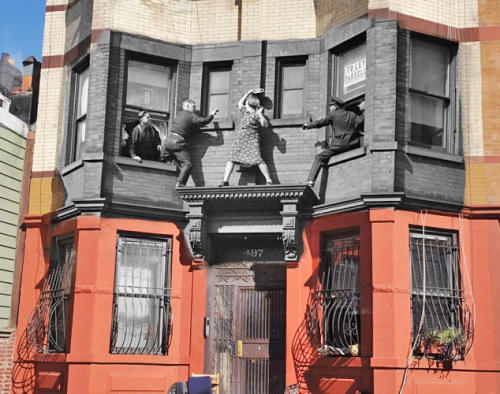 fastcompany:  New York Daily News’ Marc A. Hermann matched old newspaper photographs of crimes and accidents with present-day locations to create riveting photo mashups of NYC’s past and present. 