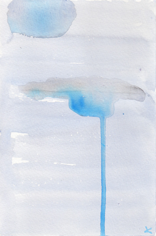 Rain Cloud The rainy days have influenced my painting! A spot of aquamarine for brightness seemed in