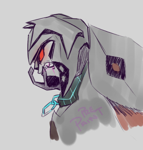 What’s this? An old sketch based off of my own Megop Tribal/’Barbarian’ AU fanfic called ‘Save a Pra