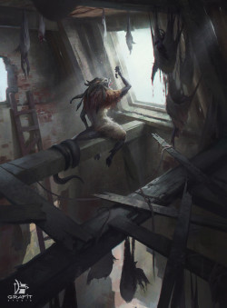morbidfantasy21:  Monster’s Feast – fantasy/horror concept by Grafit Studio