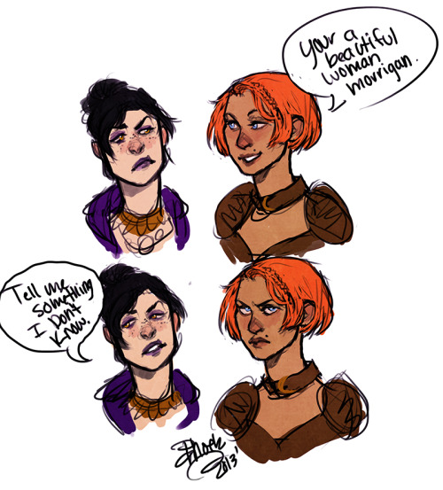 dgaider: genevrael: succulentthighs: Morrigan is like my favorite character ever okay.  #fordav