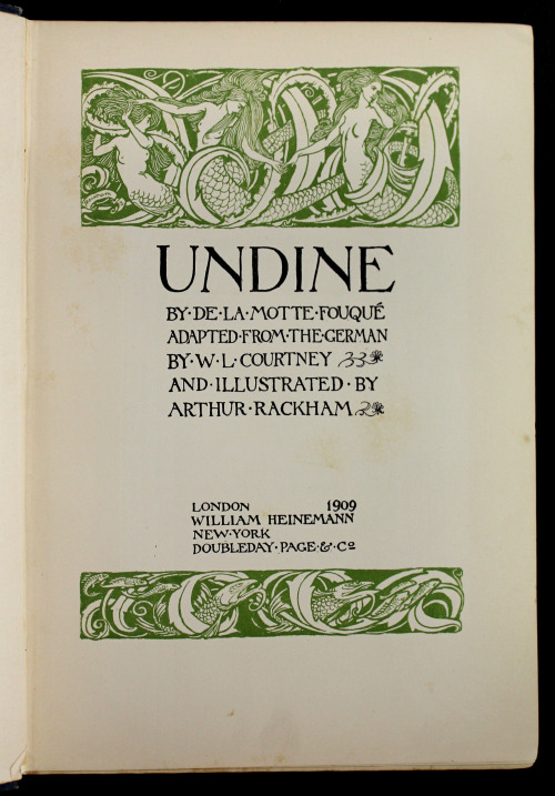 muspec:In 1909, renowned English artist Arthur Rackham illustrated W. L. Courtney’s translatio