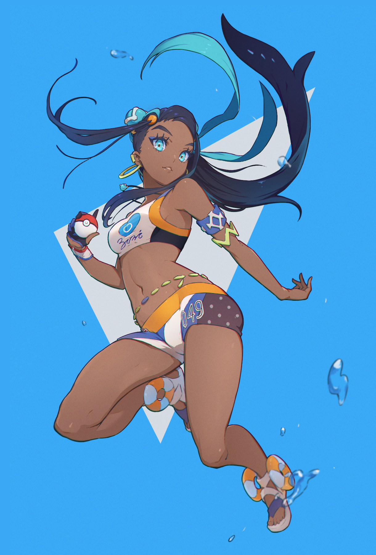 eitograph:  2019 Illustration -Pokemon- Fan Art  Nessa/Rurina twitter pixiv 