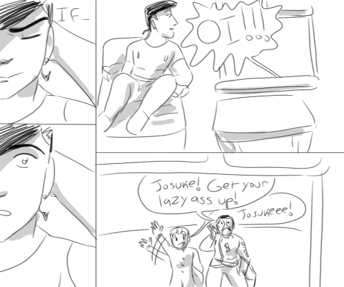 i know that compared to his relatives, josuke got off pretty lightly, but being the sole reason both