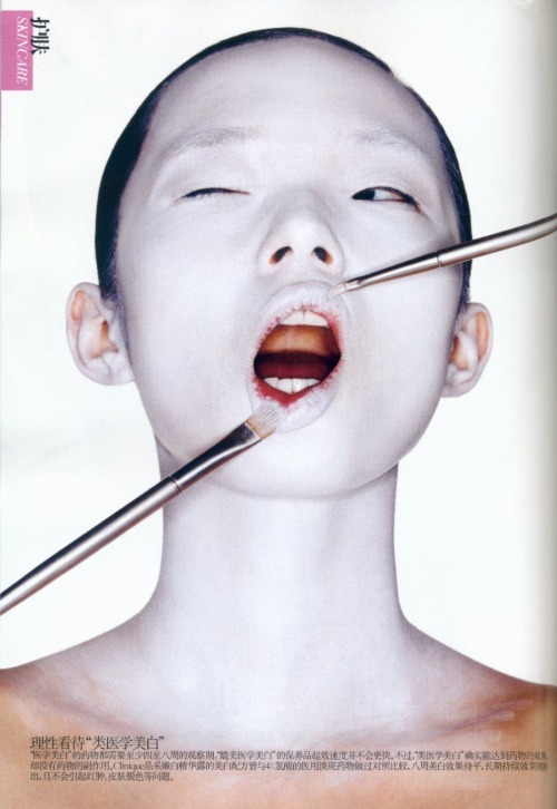 XXX joga:Xiao Wen Ju for Vogue China March 2012 photo