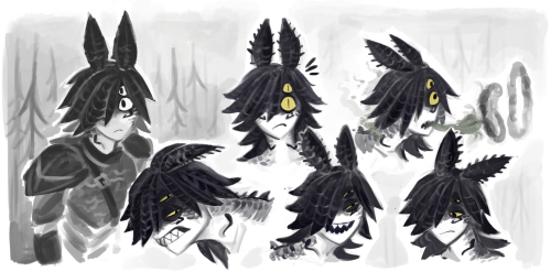 Bunch Of Expression Sketches + A Repostoh To Be A Silly Little Freak