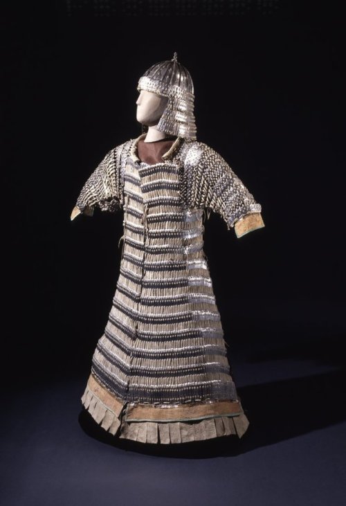 Tibetan lamellar armor, 19th century.from The British Museum