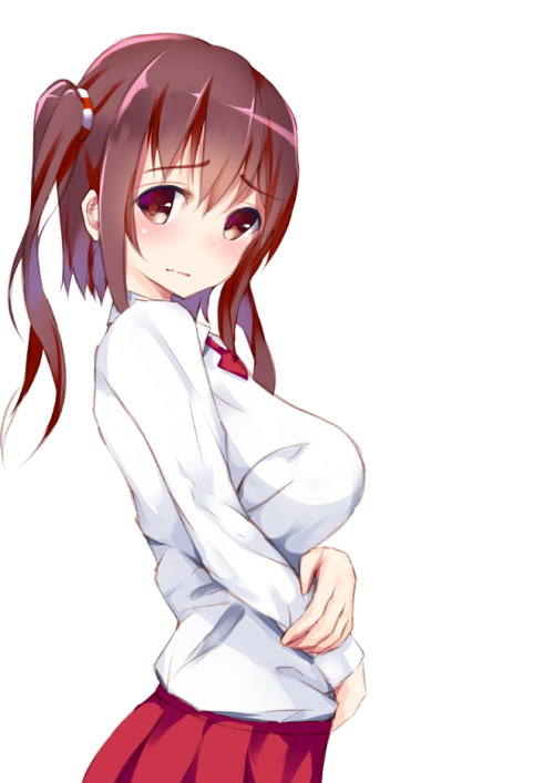 cute-girls-from-vns-anime-manga:    海老名ちゃん by  へね   