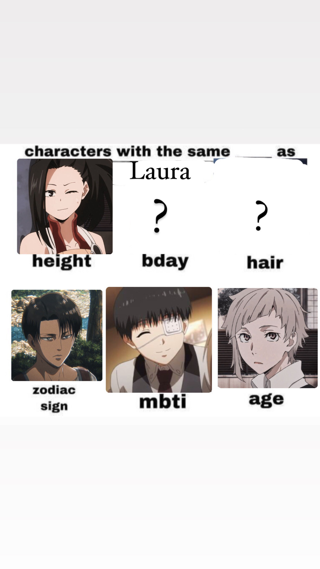 picture Ddlc Mbti Types tokyo ghoul mbti explore tumblr posts
