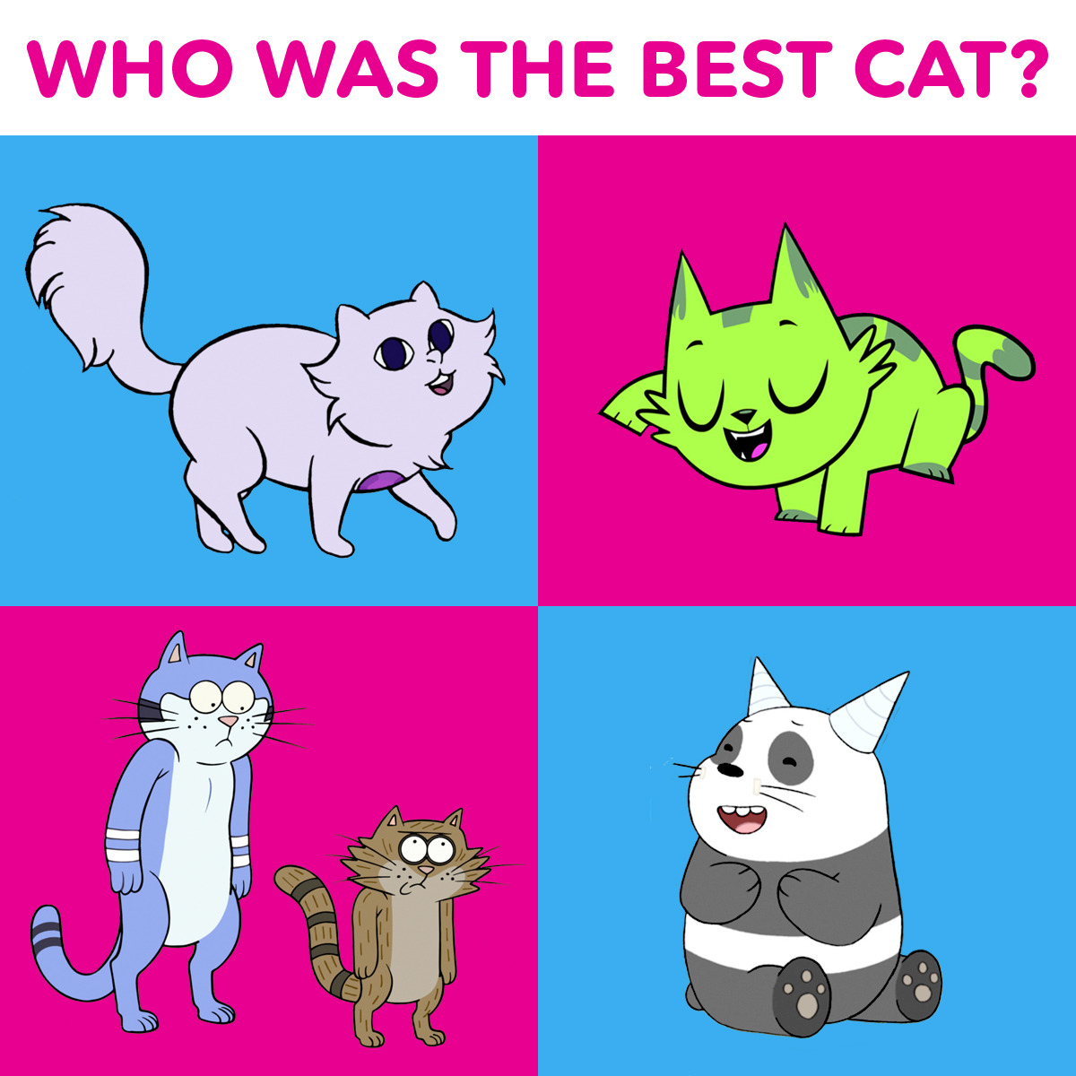 Who had the best cat transformation&hellip;Amethyst, Beast Boy, Modecai &amp;