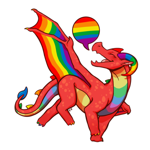 keymintt:The pride dragons are back for pride month again (now with more bc there was a few I didn&r