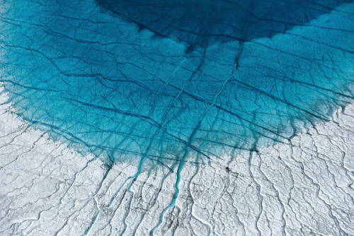 jedavu:Breathtaking Aerial Views of Melting Ice Sheet in GreenlandGlobal warming and its thousan