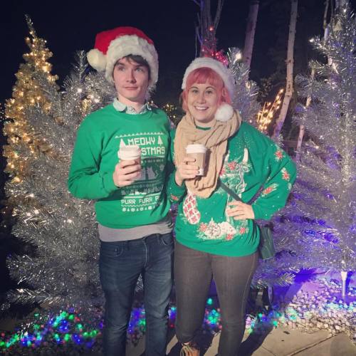commanderholly:  Me and @rubberninjer last night at the Zoo! Thanks @michelemorrow and @weitzly for 