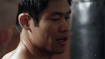cinemagaygifs:  David Lim & Russell Tovey - Quantico 