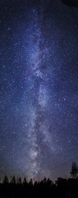 just&ndash;space:  The Milky Way: A pillar of light  js