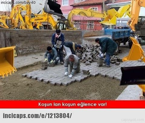 Koşun lan koşun eğlence...